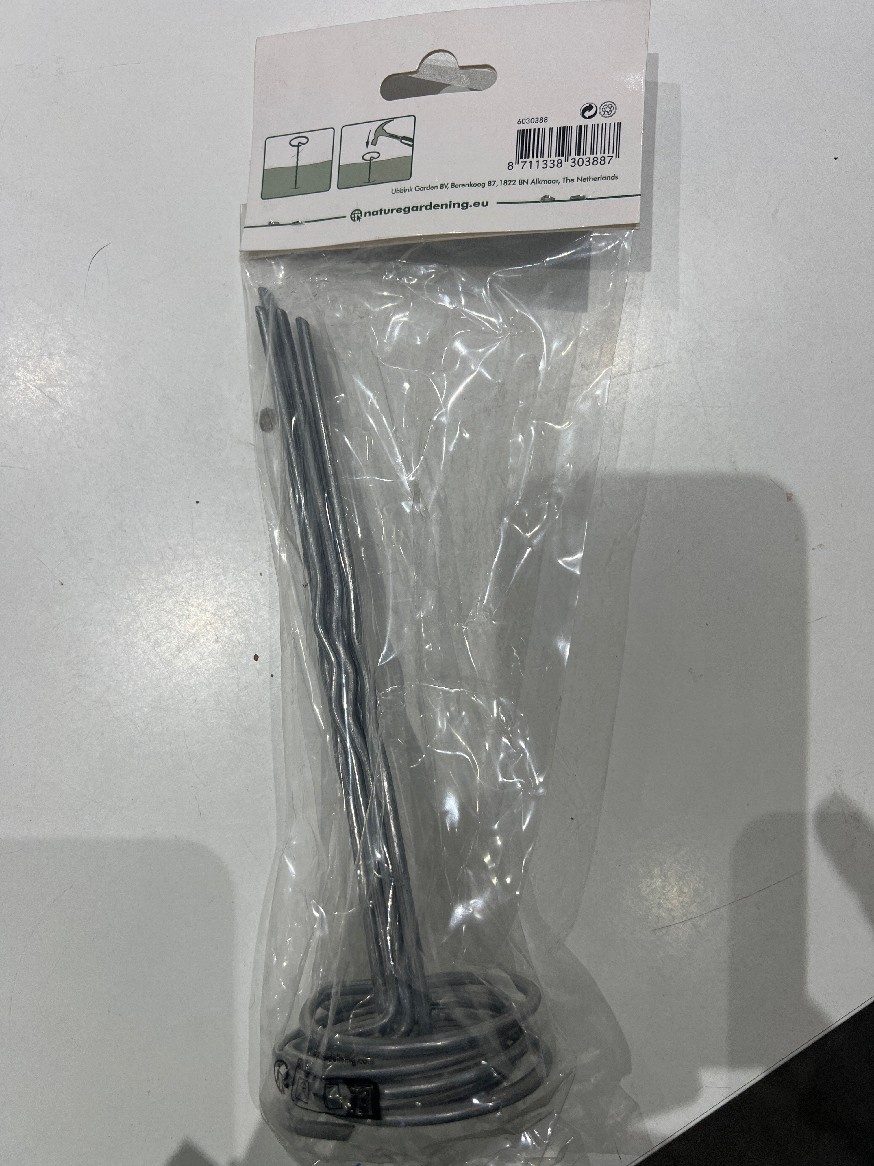 Leszúrò tüske fém körfej 21 cm (5 db/ cs) NATURE
