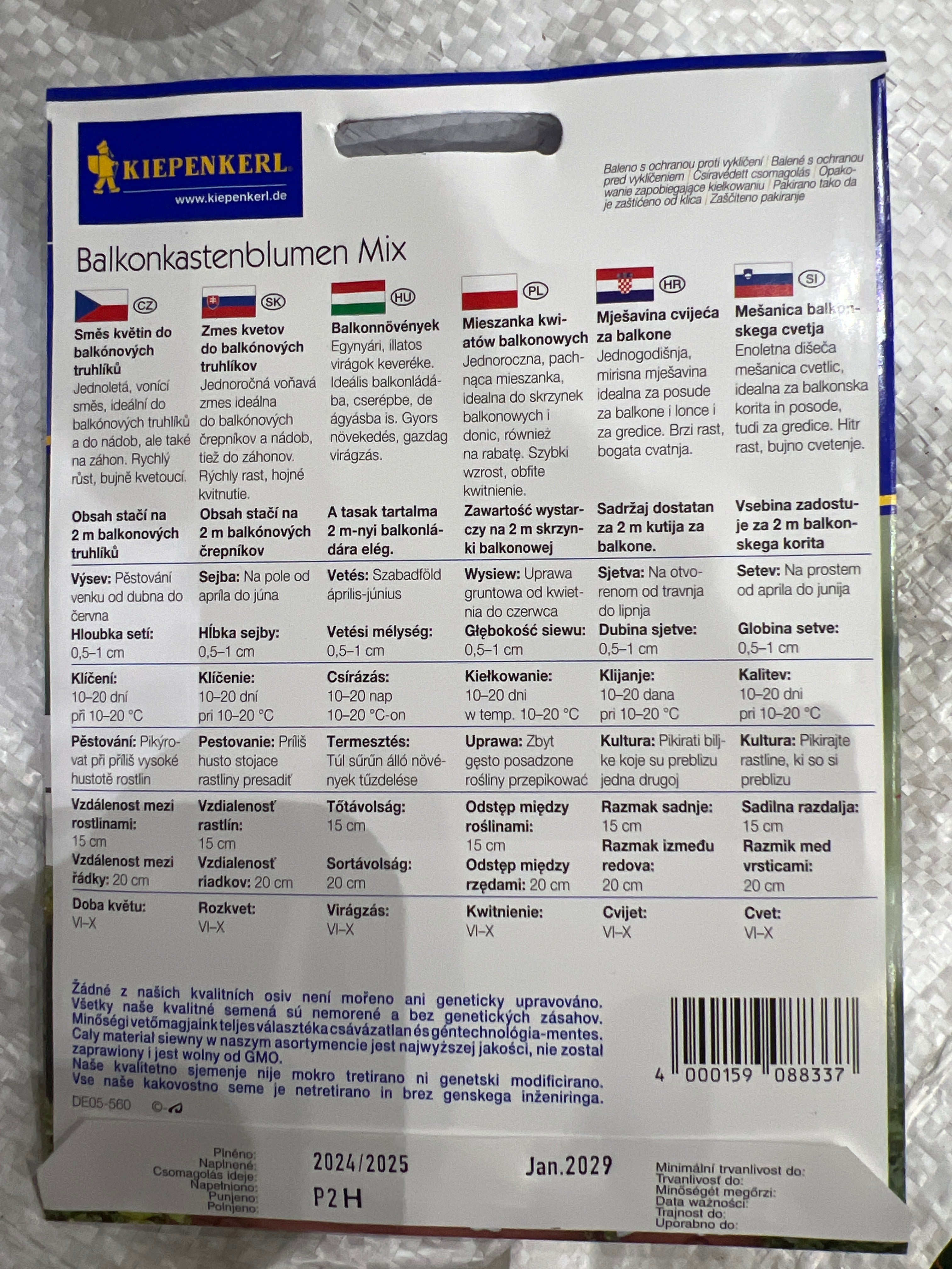 Balkonvirág keverék