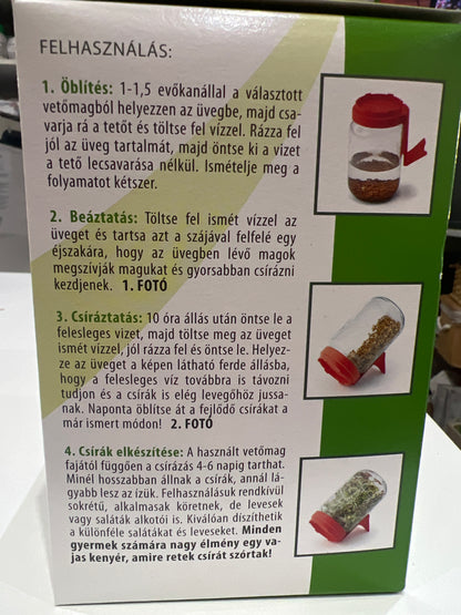 Csíráztatò üvegedény