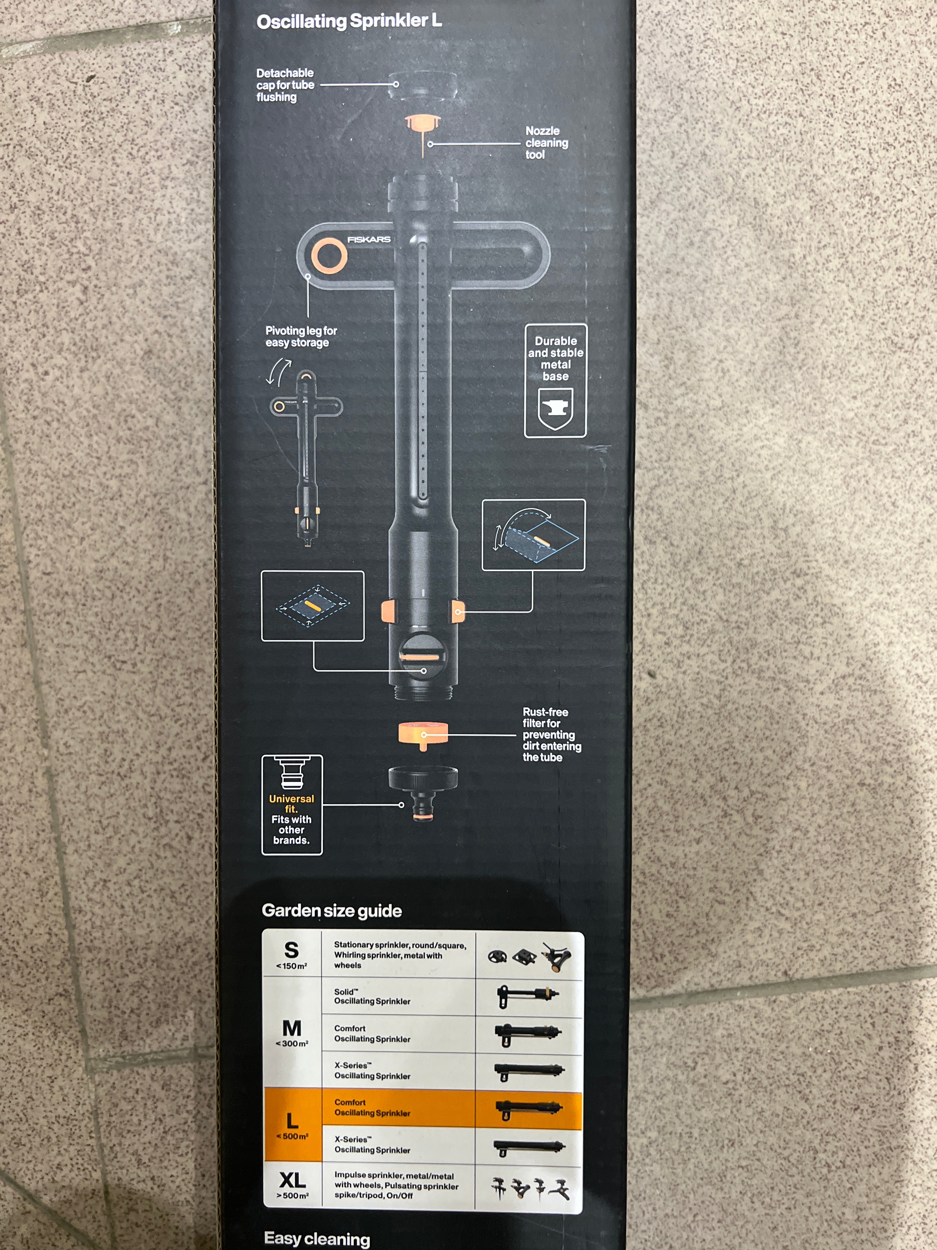 Oszcillálò esőztető L = 500m2-ig Fiskars