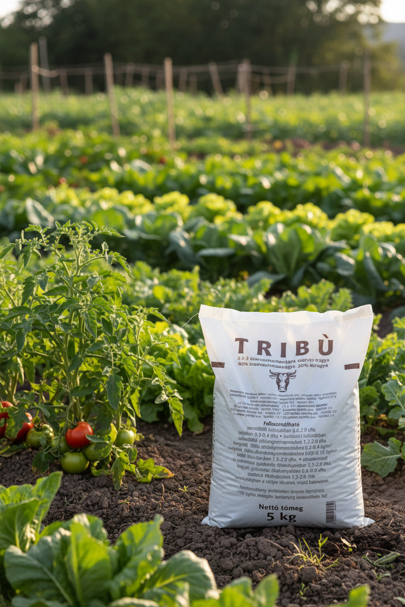 Trágya szerves granulátum Tribú 5 kg NPK: 3-3-3