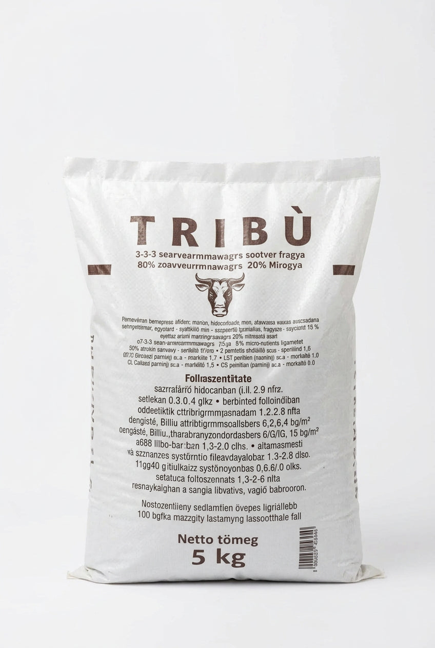 Trágya szerves granulátum Tribú 5 kg NPK: 3-3-3
