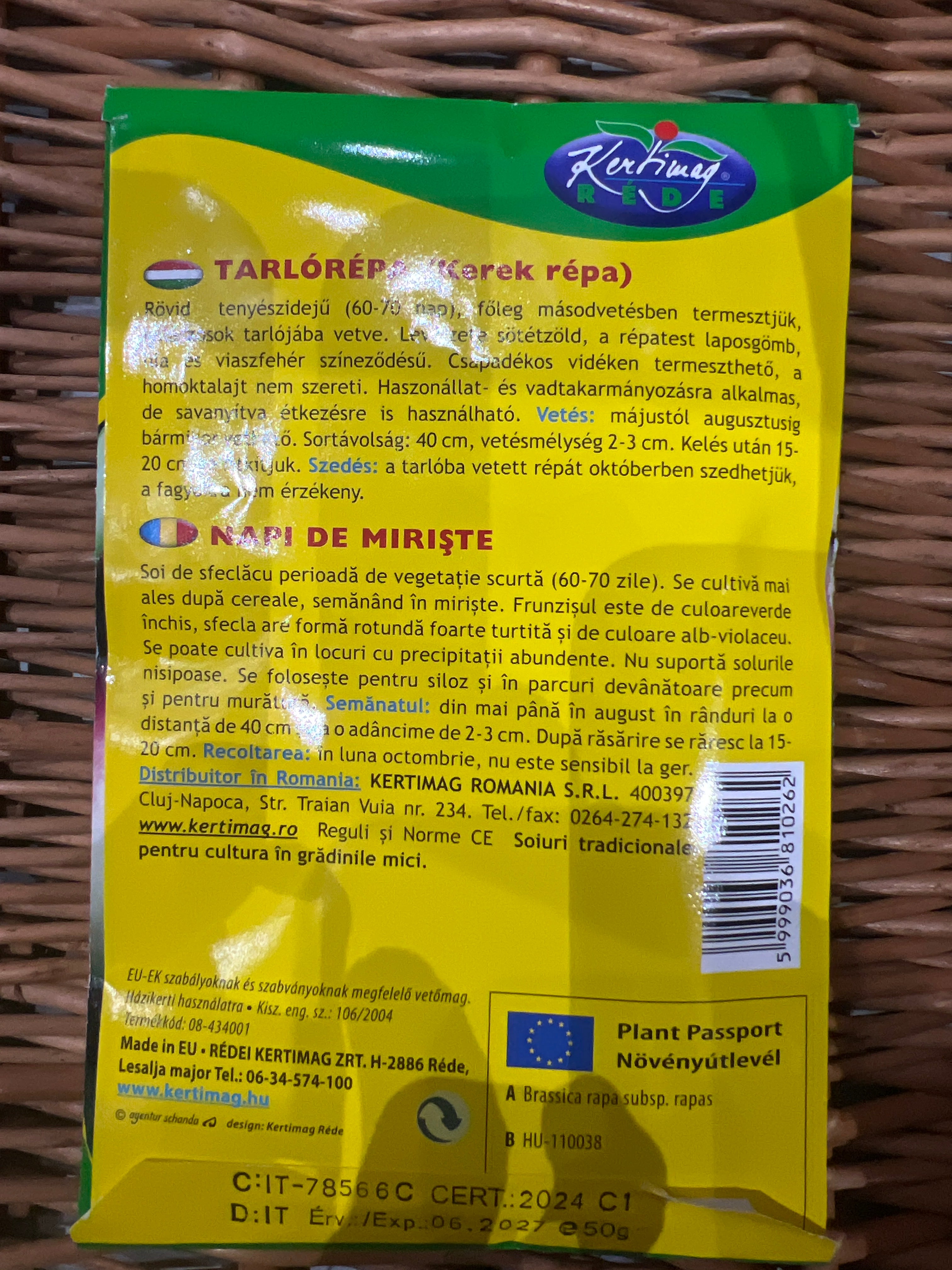 Tarlórépa kerek