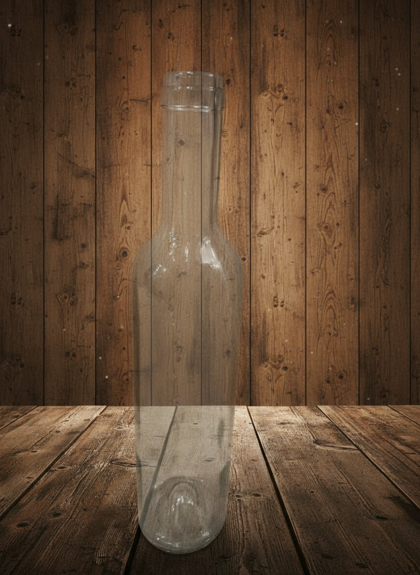 Pálinkásüveg rövidnyakú 0,5 l