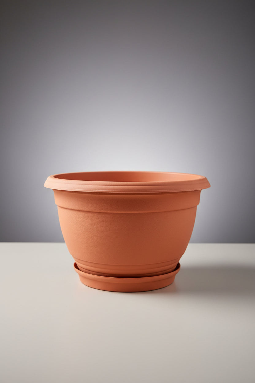 Virágcserép 1,2 L átmérő 18 cm Terrakotta Agro