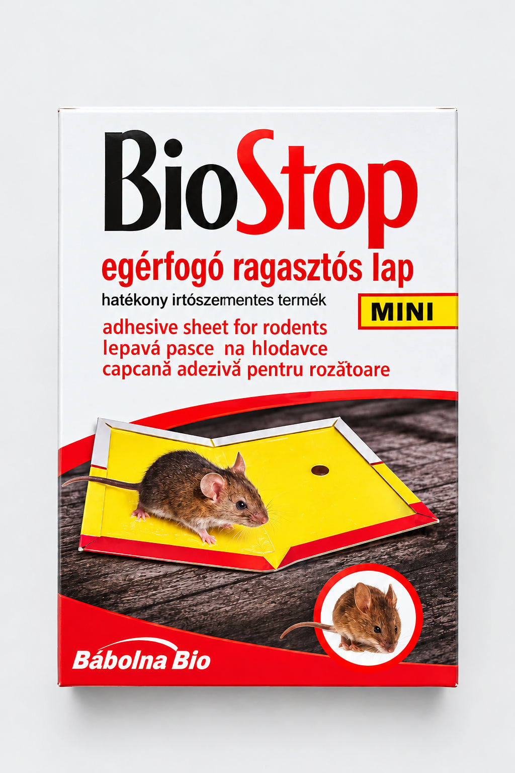 Egérfogó ragasztó lap mini BIOSTOP