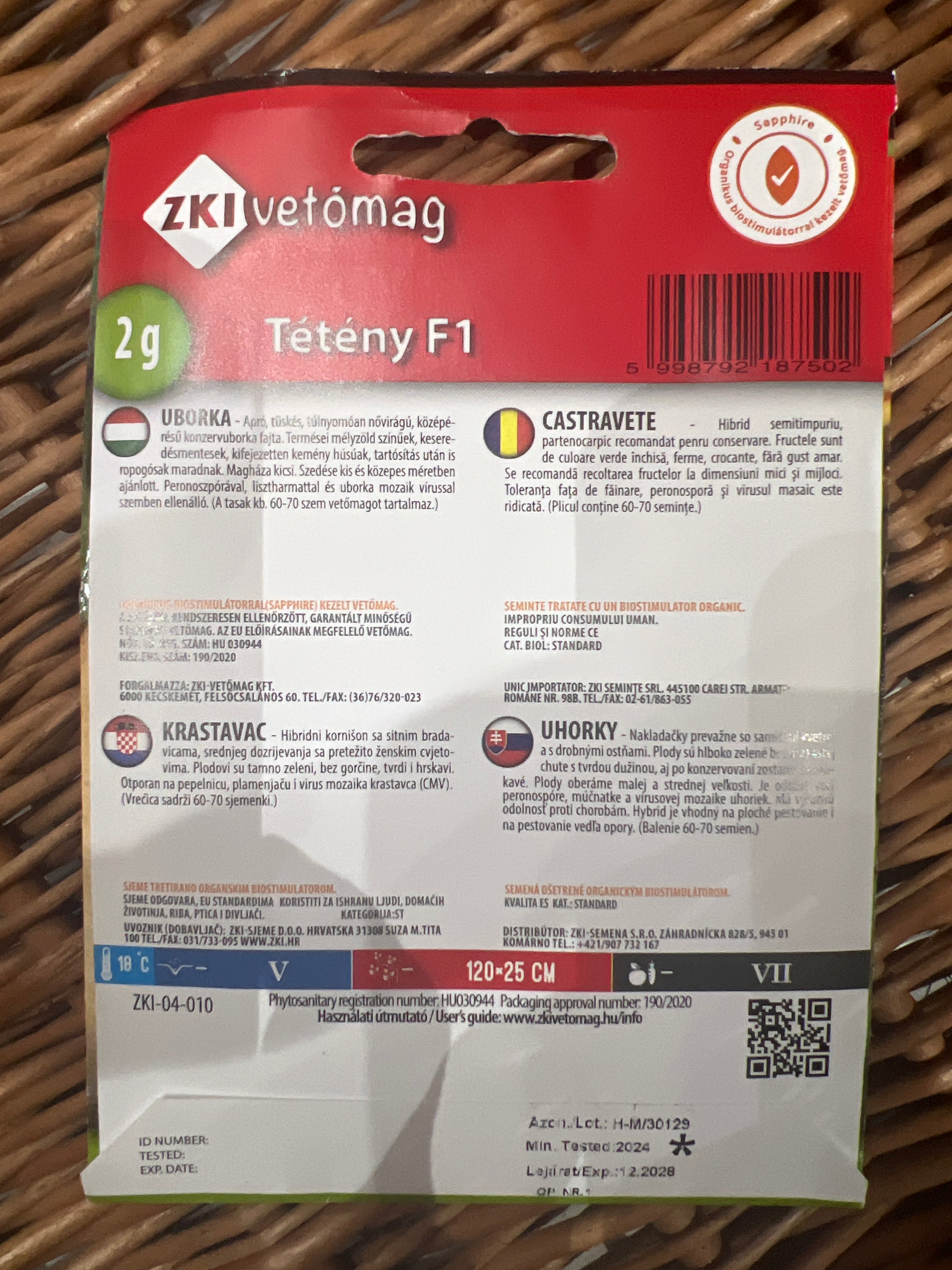 Uborka Tétény F1
