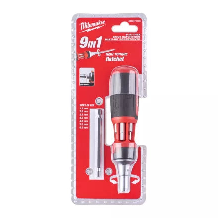 Milwaukee 9 az 1-ben racsnis multifunkciós csavarhúzó