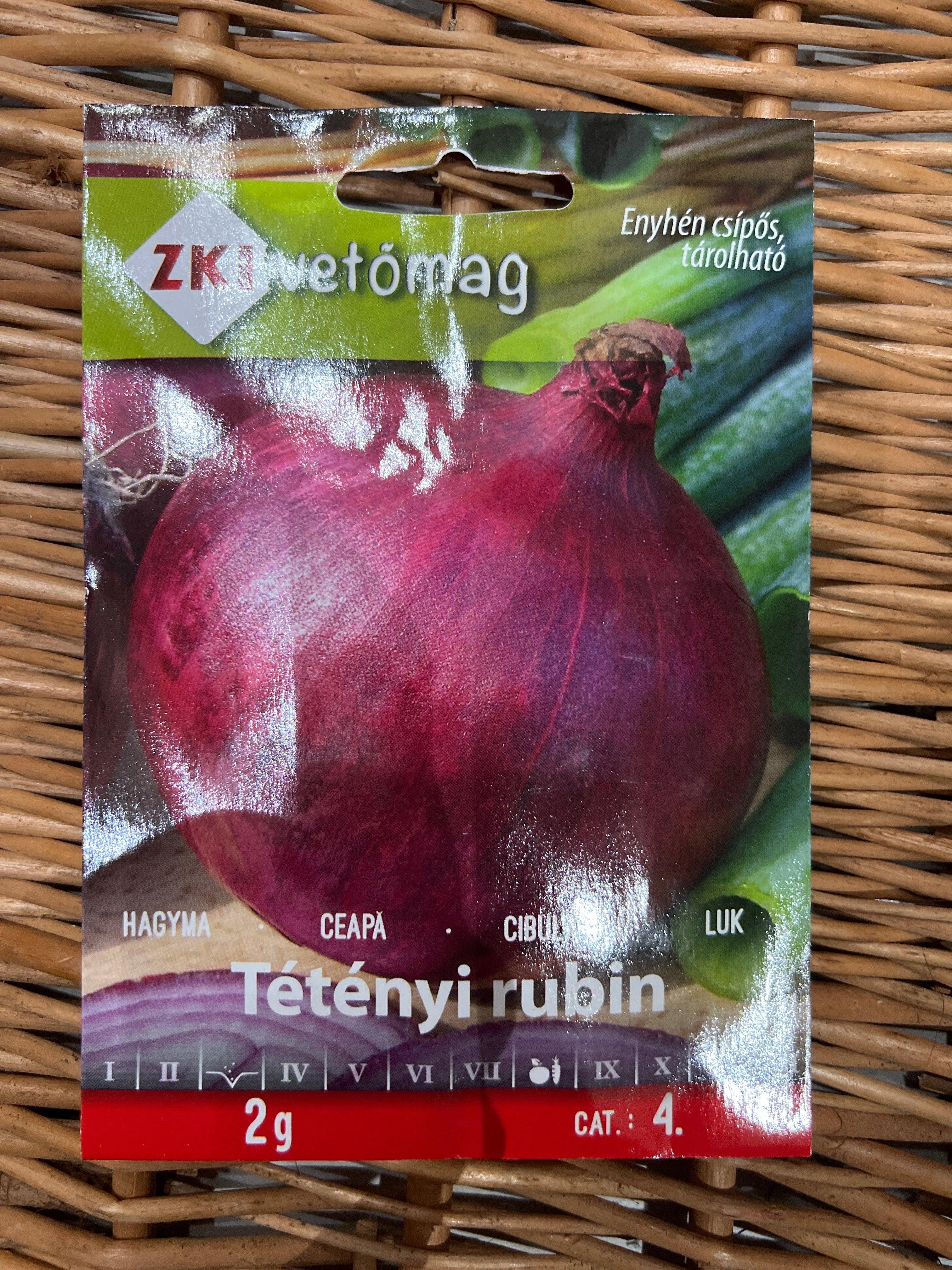 Vöröshagyma Tétényi rubin