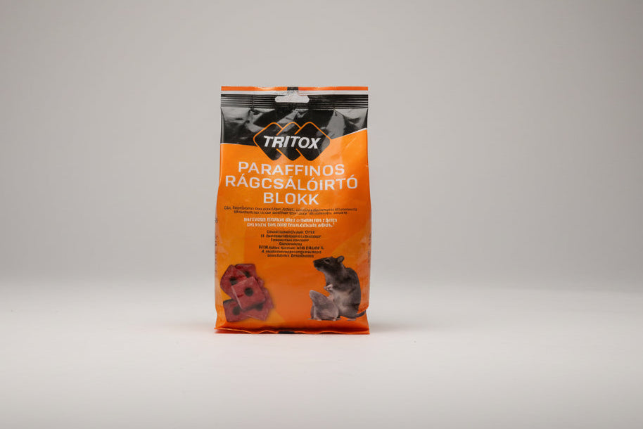 Rágcsálóirtó parafinos blokk 300g TRITOX