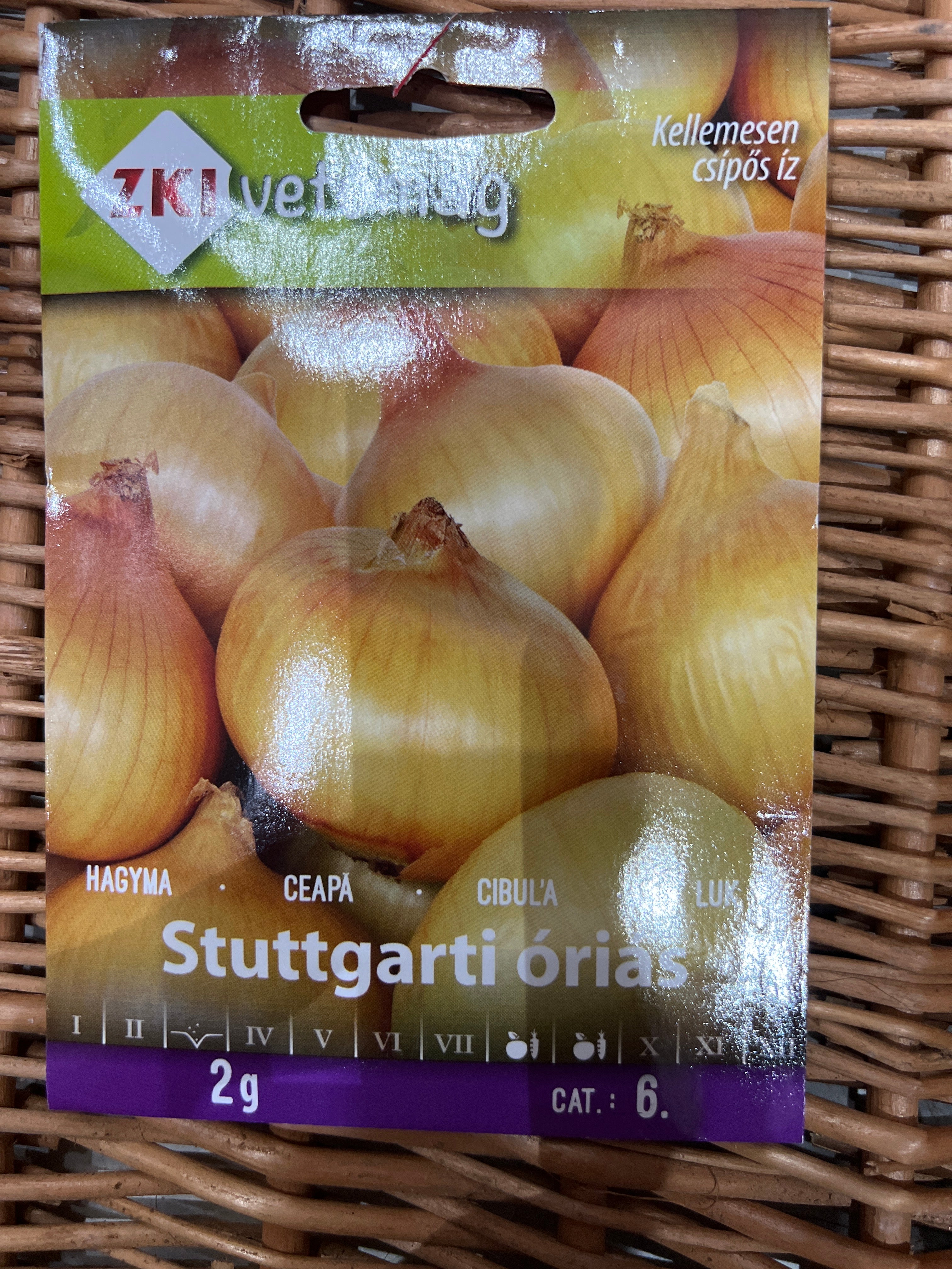 Stuttgarti óriás vörös hagymát