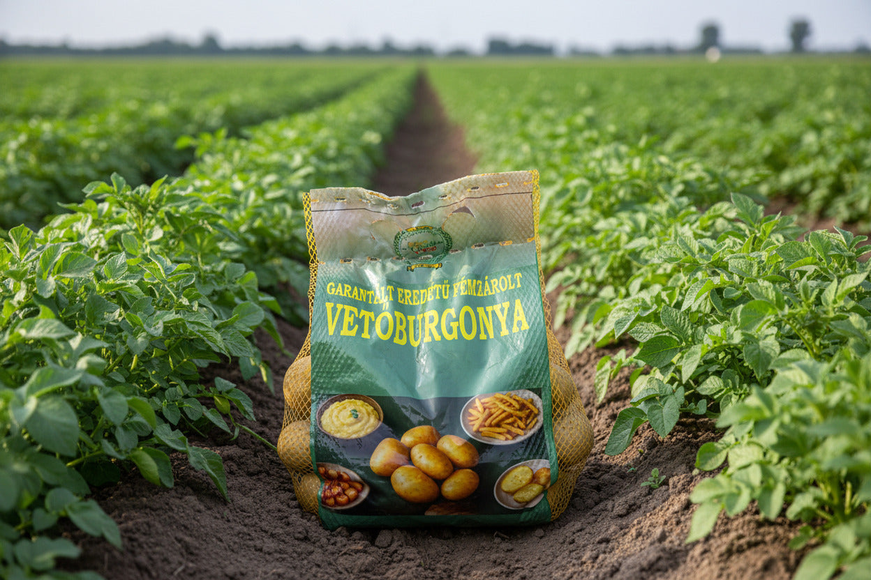 Vetőburgonya minigumò Agria (középérésű,sárga héjú, sárga húsú) - 50 szemes