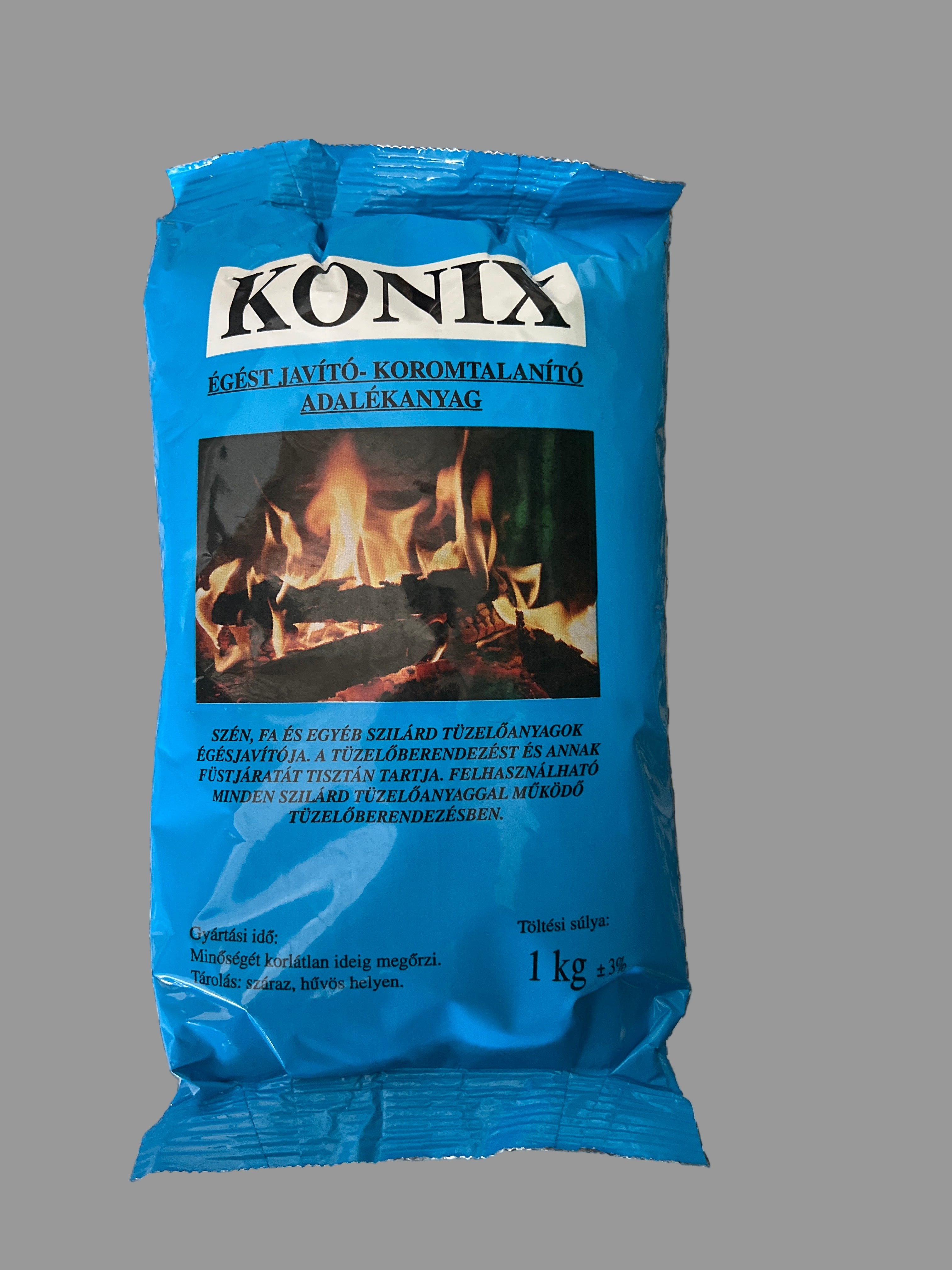 Konix égésjavító-koromtalan ító adalékanyag