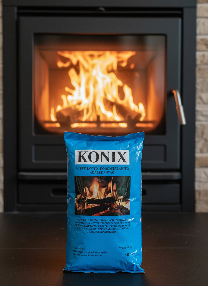 Konix égésjavító-koromtalanító adalékanyag
