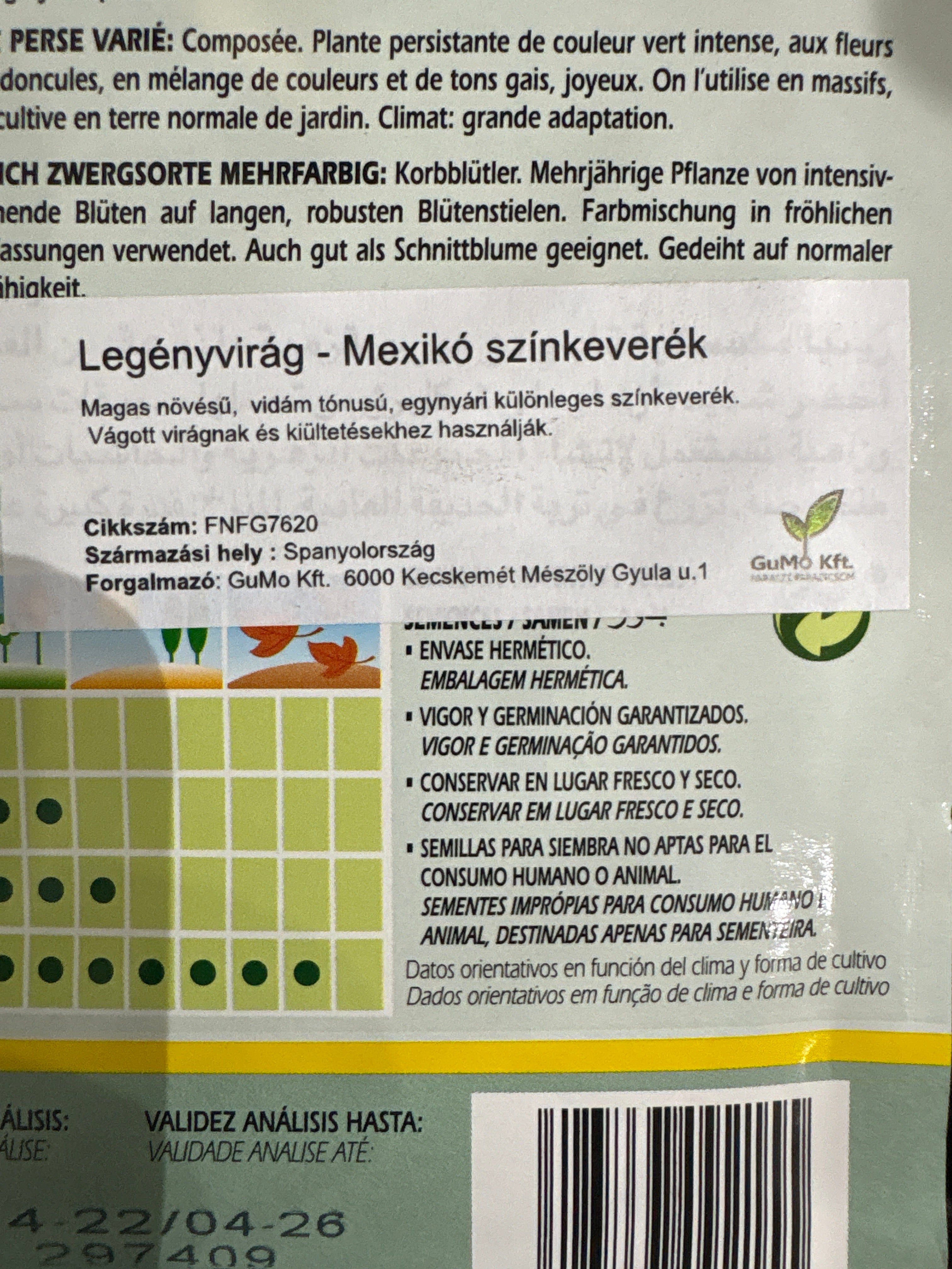 Rocalba Legényvirág Mexikói színkeverék 3 g