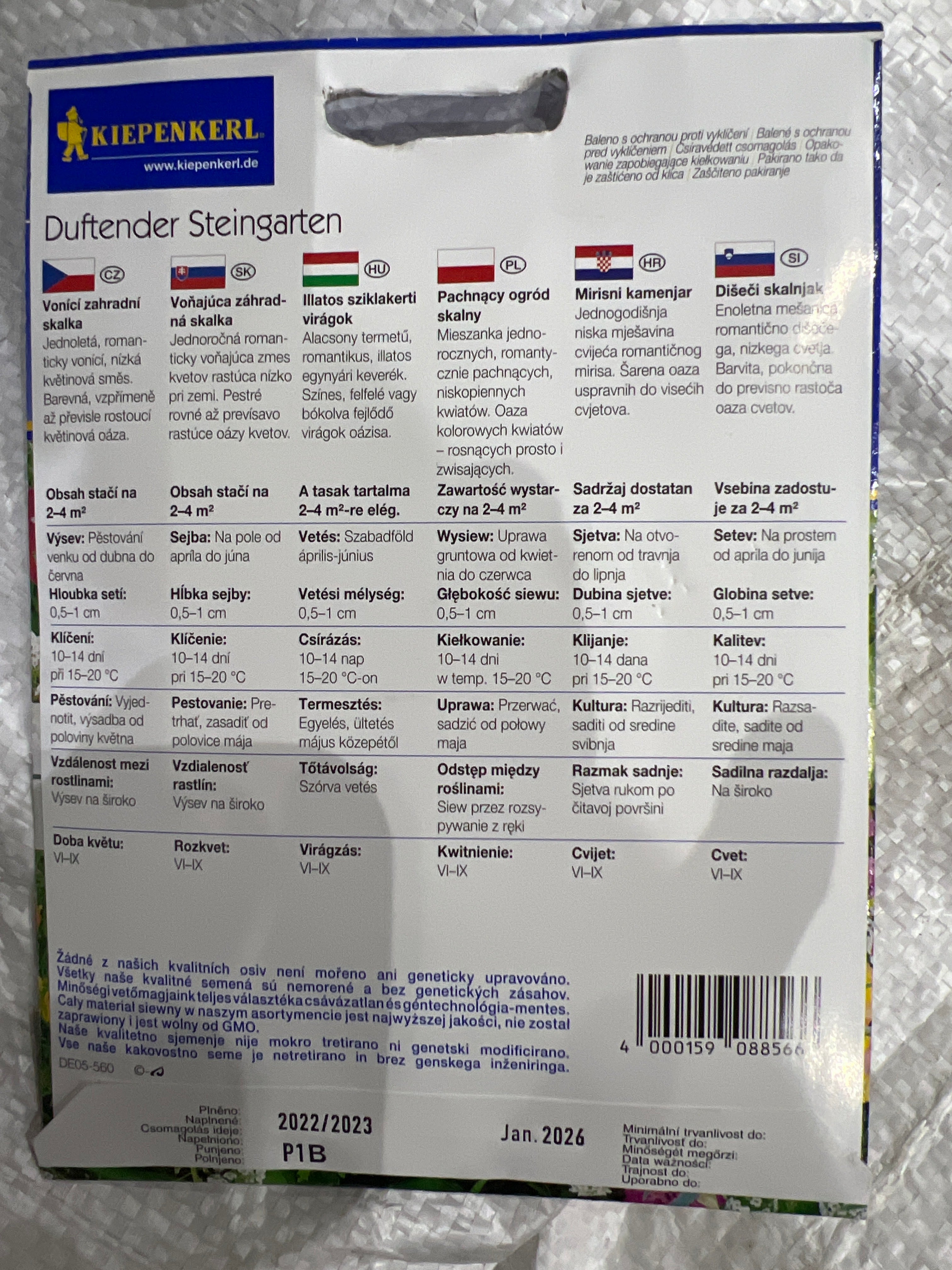 Sziklakerti illatos virágok keverék