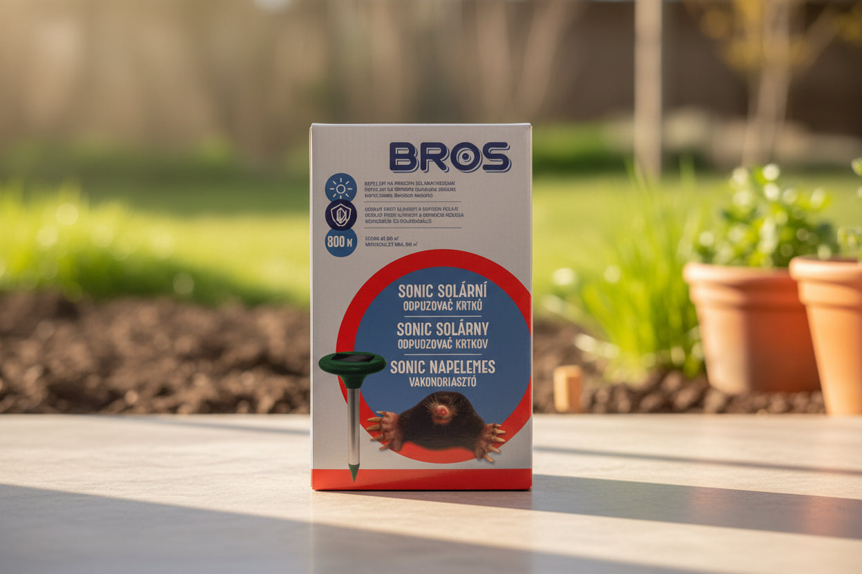 Bros sonic napelemes vakondriasztó