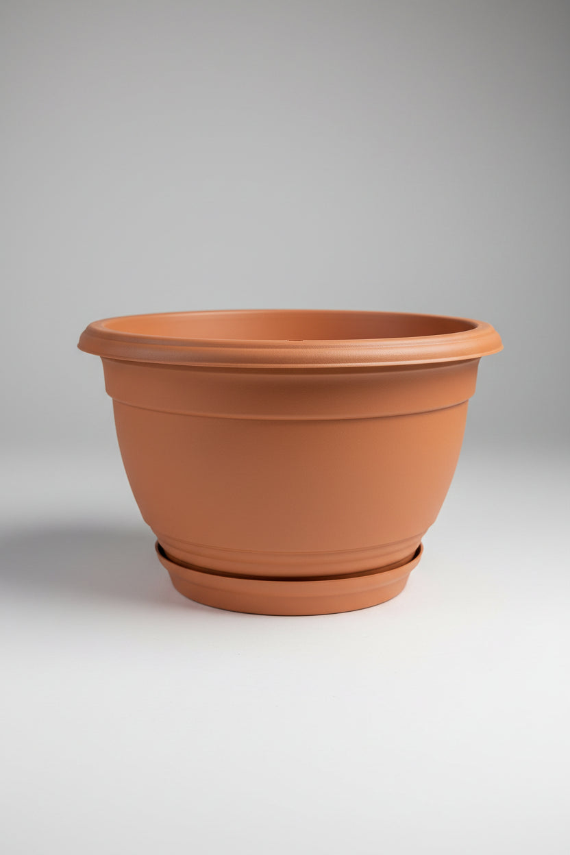 Virágcserép 27 cm terrakotta