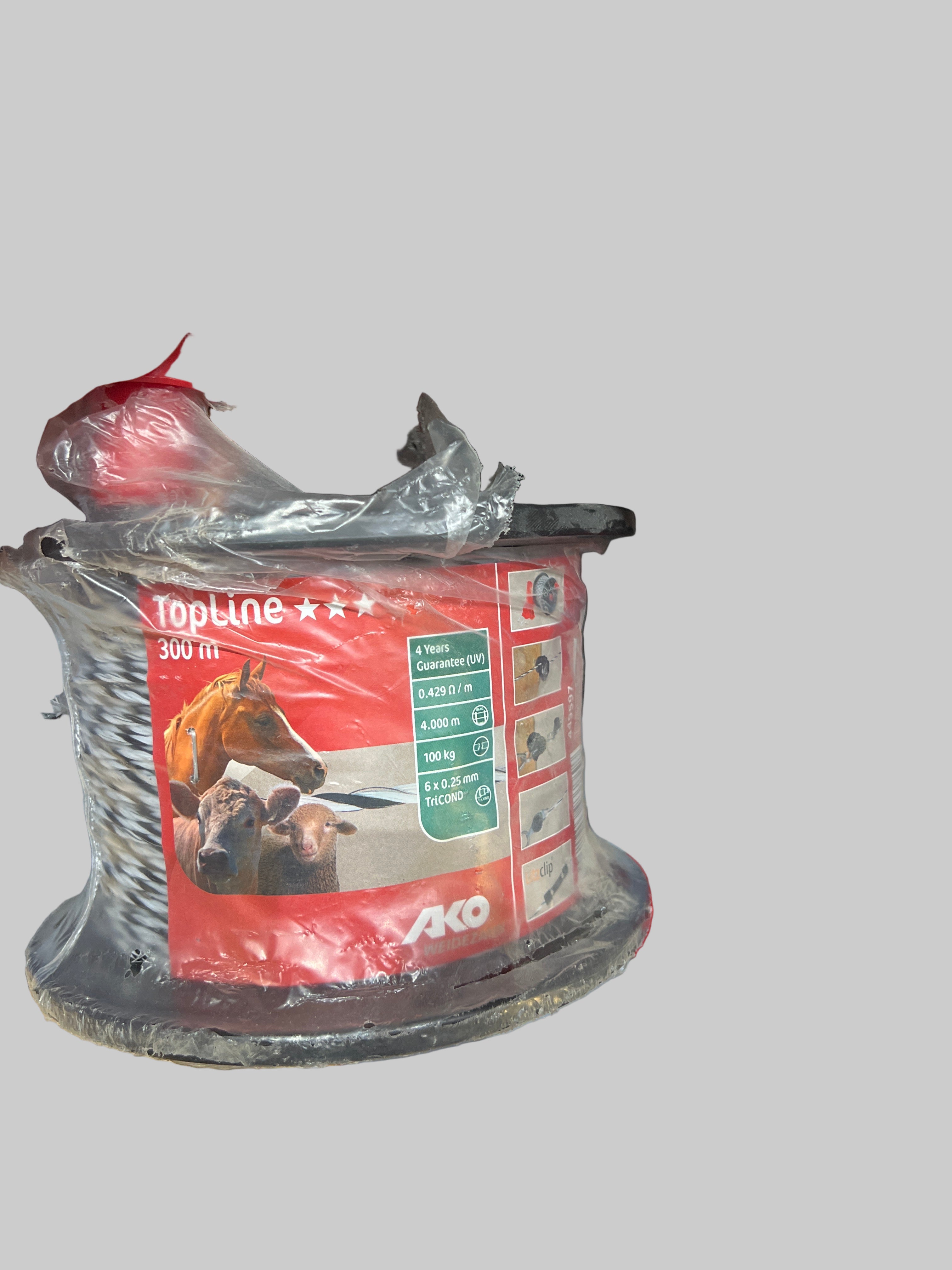 Villanypásztor vezeték Topline 300 m CSévélődobon