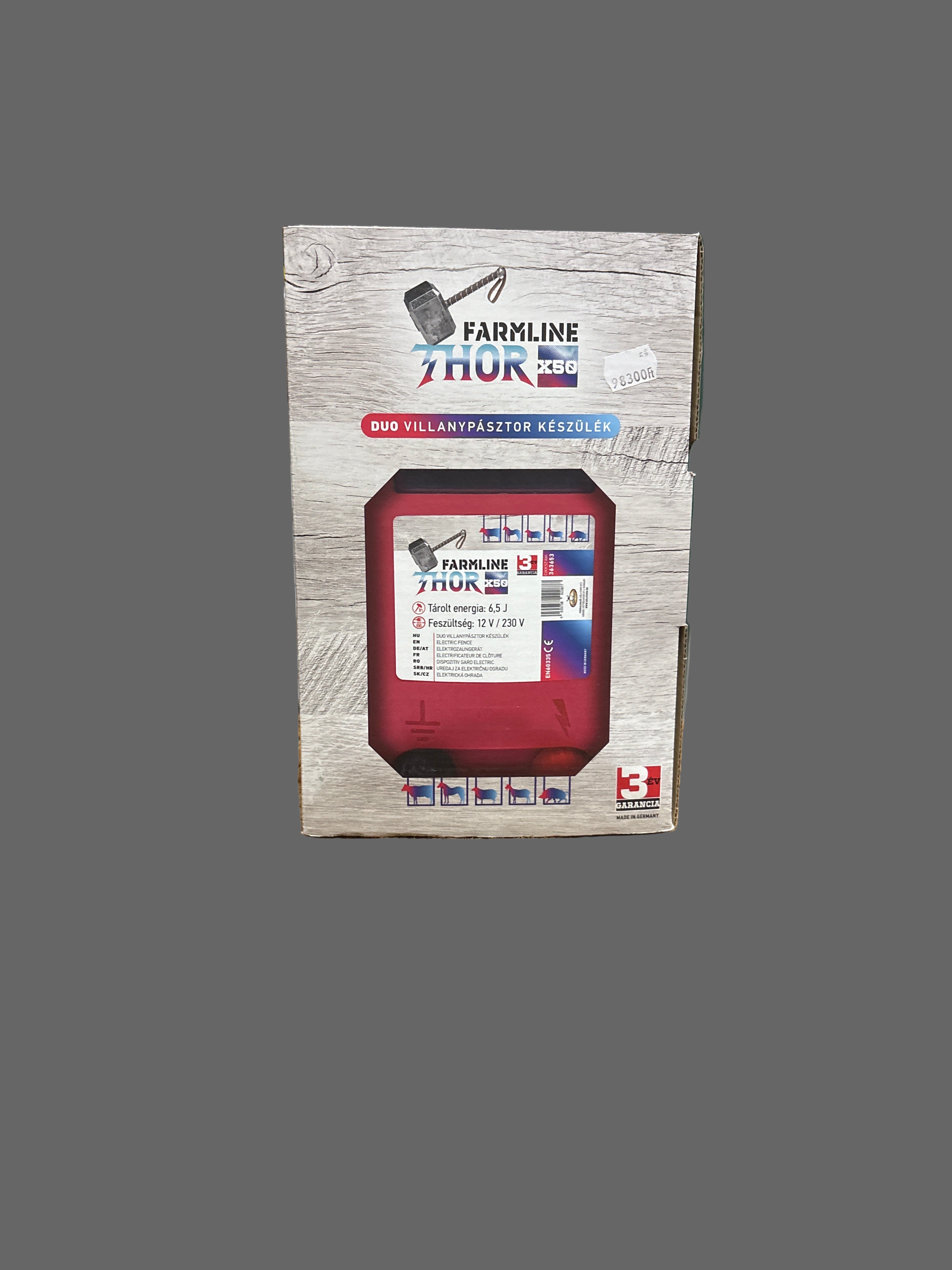 Villanypásztor Farmline Thor X50 12V/230V, 6,5 J