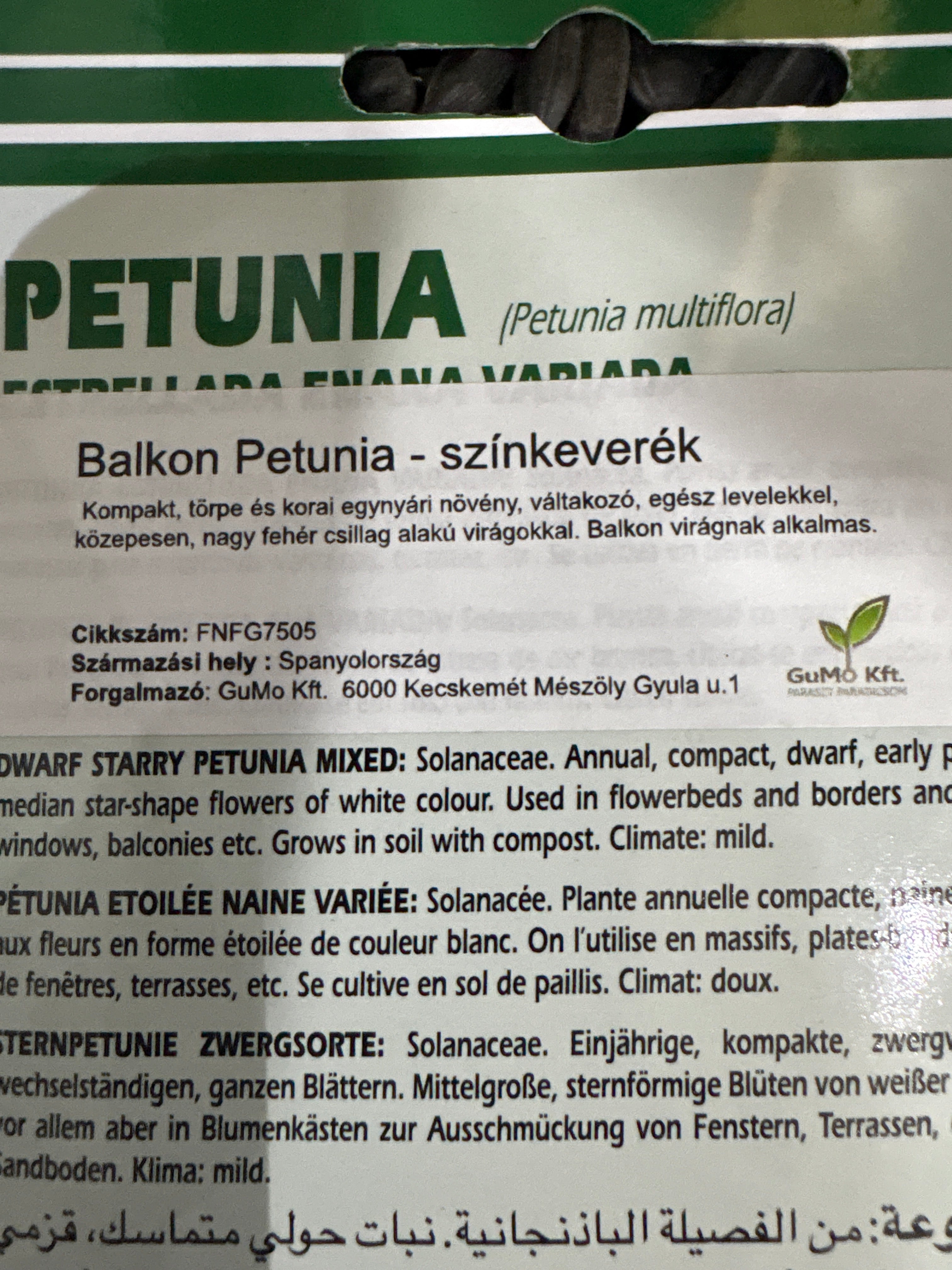 Rocalba Balkon Petunia 0,5g