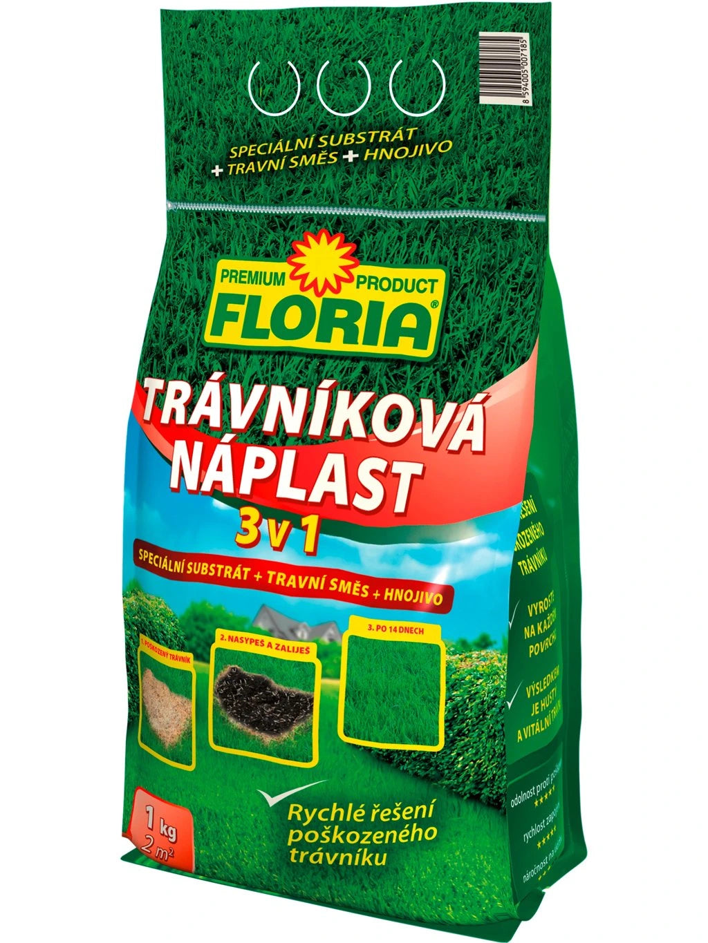 FLORIA Gyepjavító keverék 3 az 1-ben 1 kg