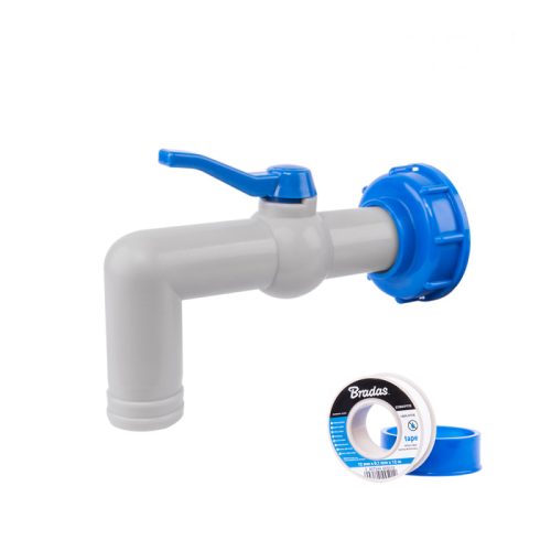 Kerti csap PP 90 KM 1" , 25 cm