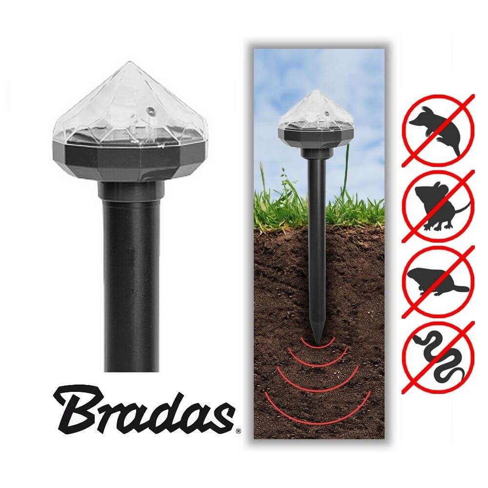 Vakondriasztó napelemes Bradas