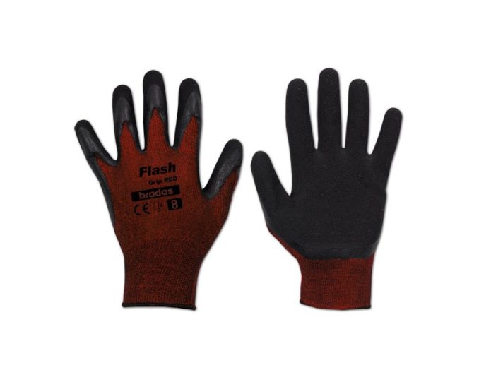 Védőkesztyű Bradas flash grip red