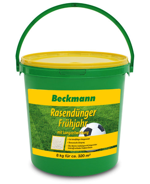 Gyeptrágya tavaszi hosszú hatású 8 kg 320m² Beckmann