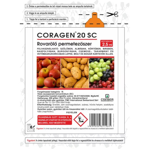 Coragen 20 SC rovarölő permetezőszer 2,5 ml