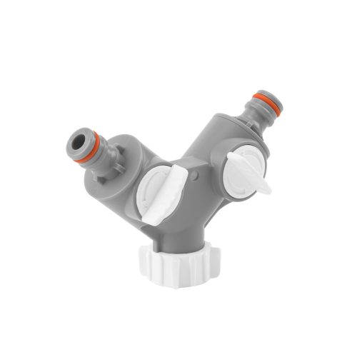 WHITE LINE Y elágazó, elzárható 3/4"