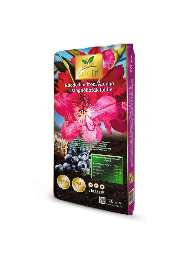 Rhododendron, Áfonya és Magnóliafák földje Sunin 50L