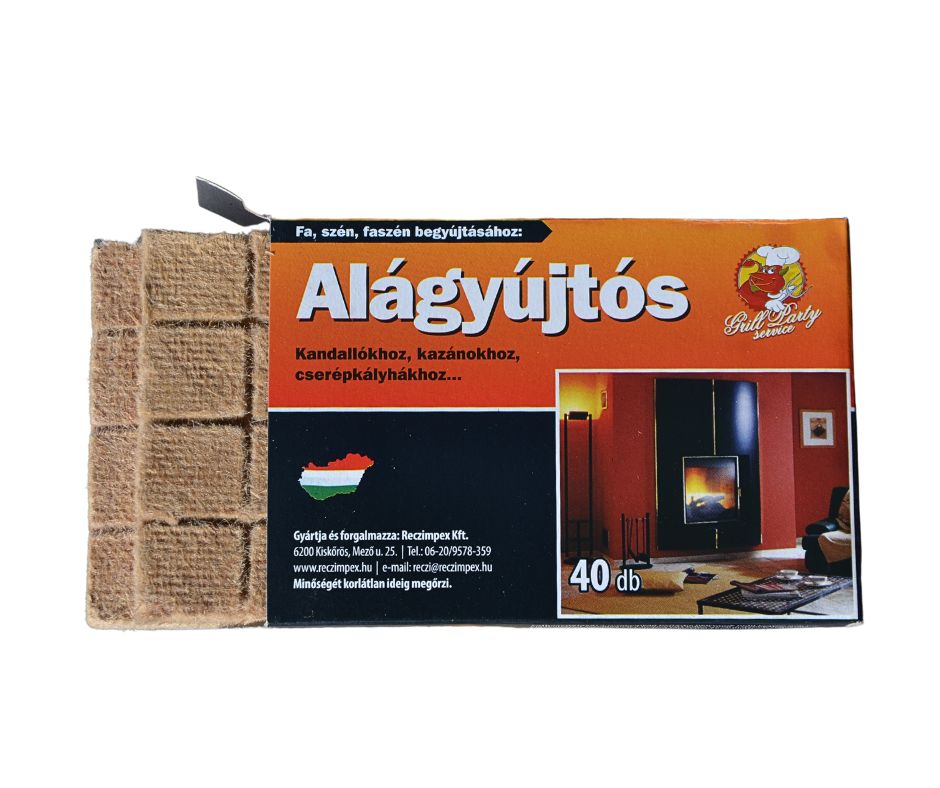 Alágyújtós természetes 40 db-os