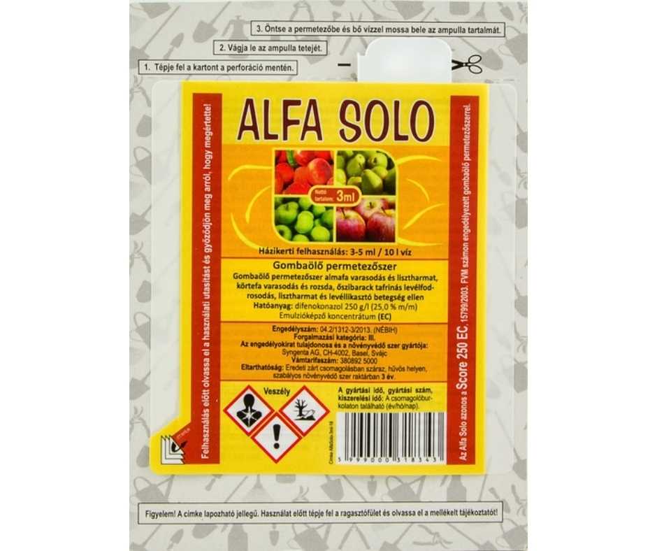 Alfa Solo /Score/ 3 ml amp.