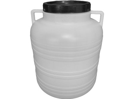 Hordó 60L, bőszájú, csavaros fedelű