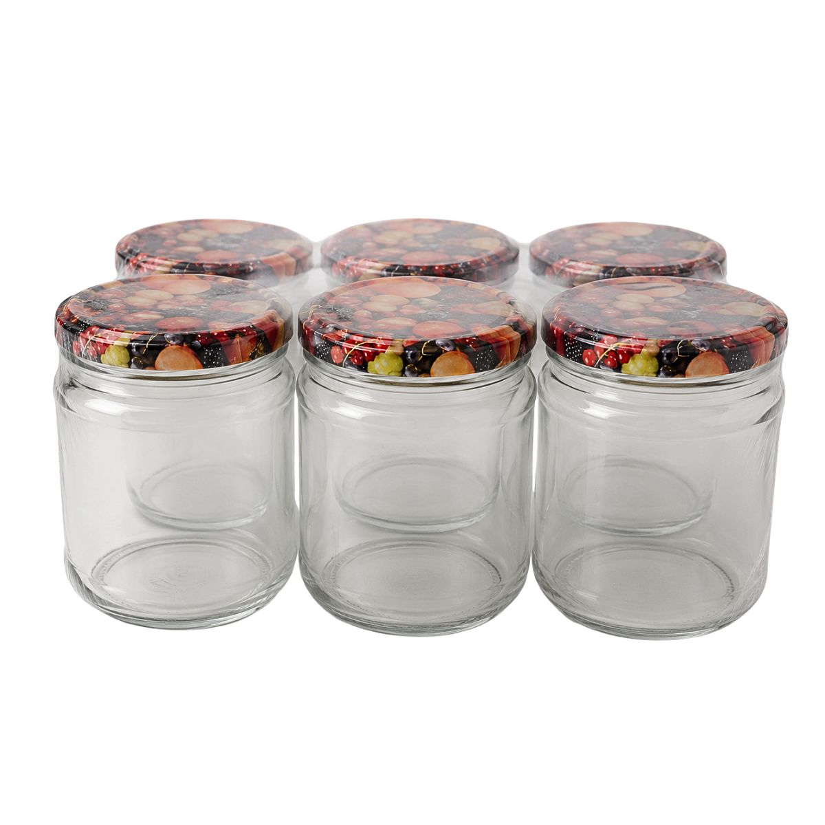 Befőttes üveg 212 ml + fedél TO63