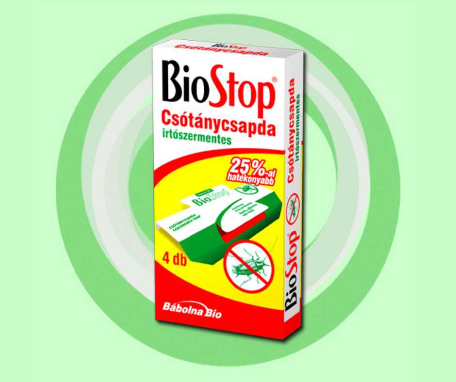 BIOSTOP csótánycsapda 4 db-os