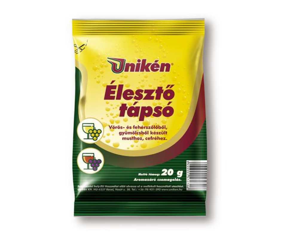 Élesztő tápsó /Bor és Cefre/20gr lev.