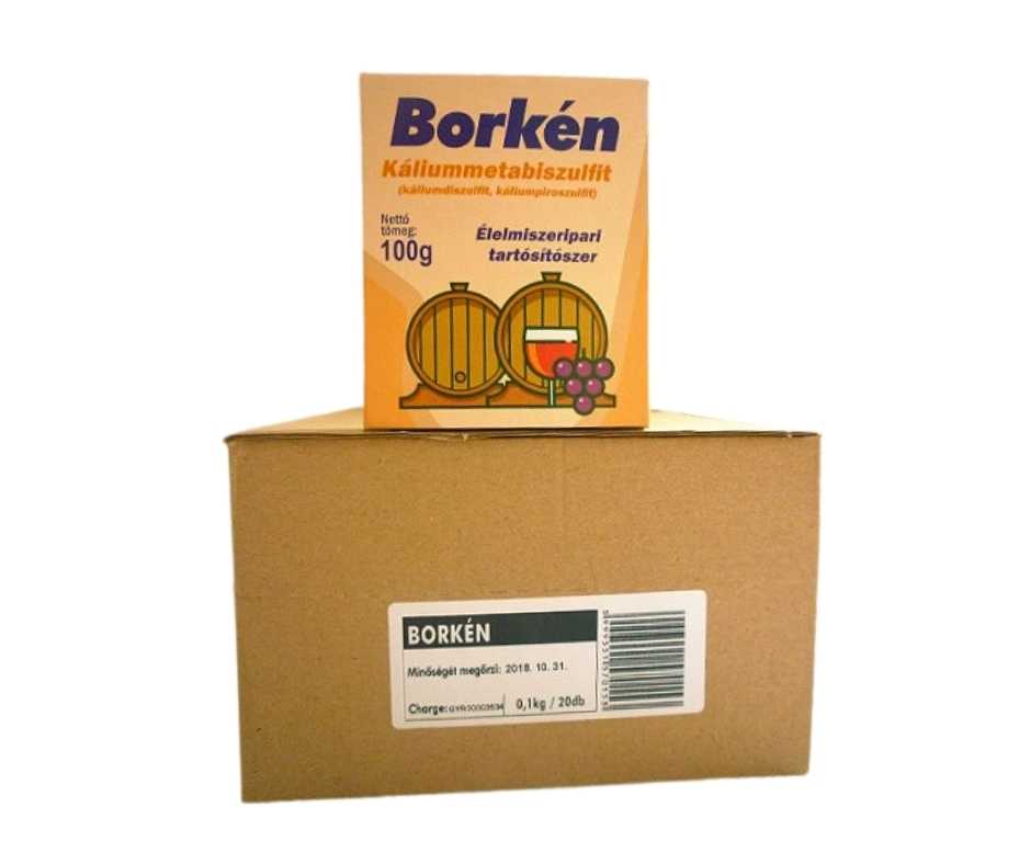 Borkén 0,1 kg dobozos