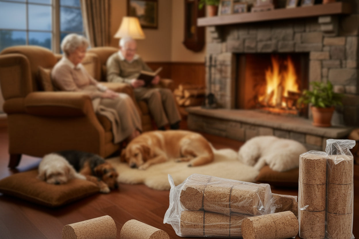 Brikett keményfa hengeres 10kg