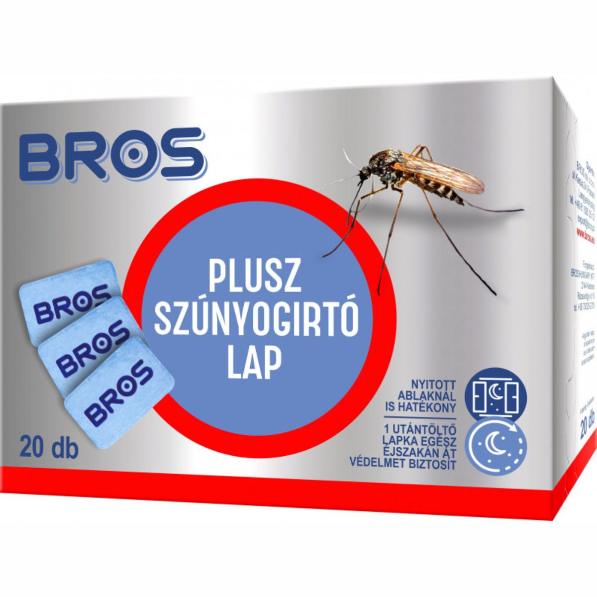 Bros Szúnyogirtó készülékhez 20ut.lapka