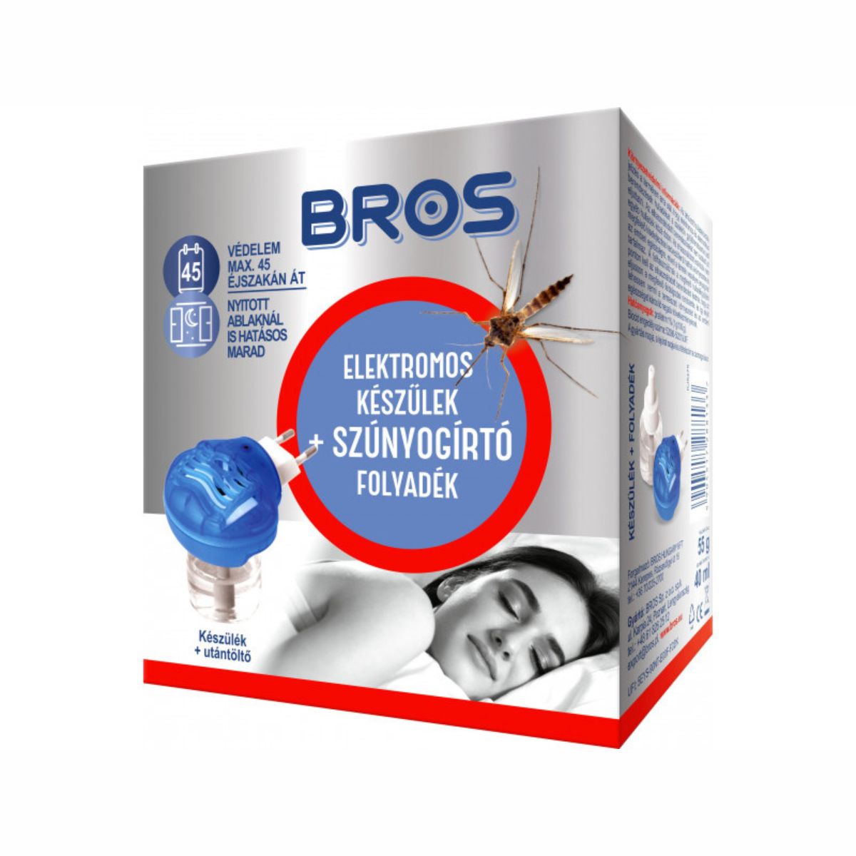 Bros Szúnyogirtó kombi készülék+folyadék