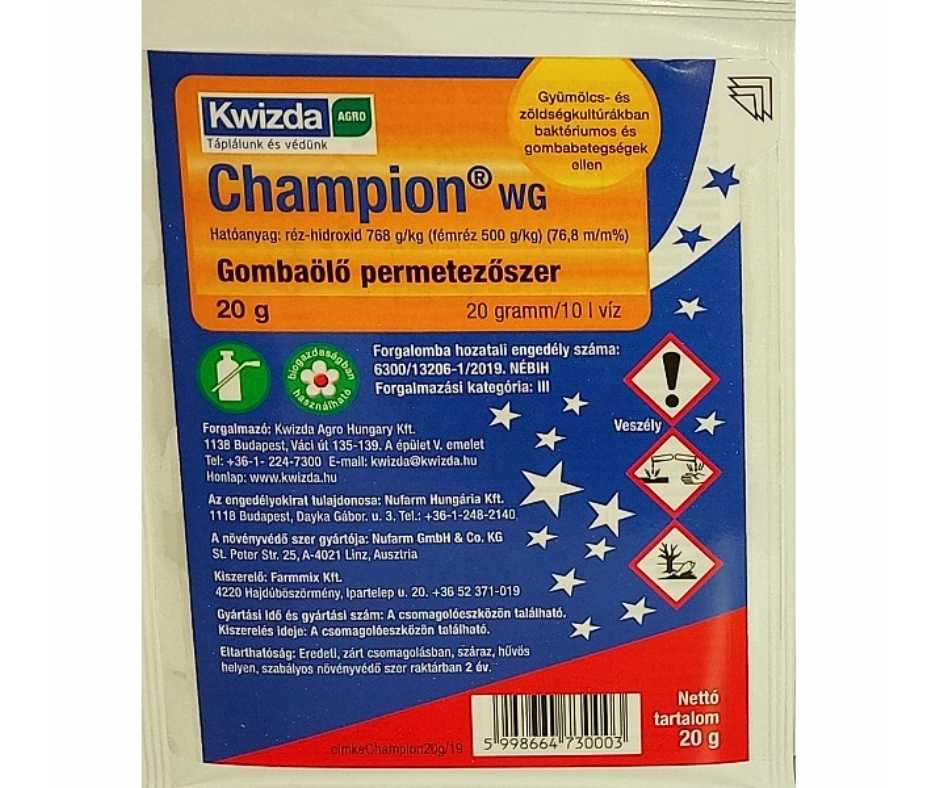 Champion WG 20 gr lev.