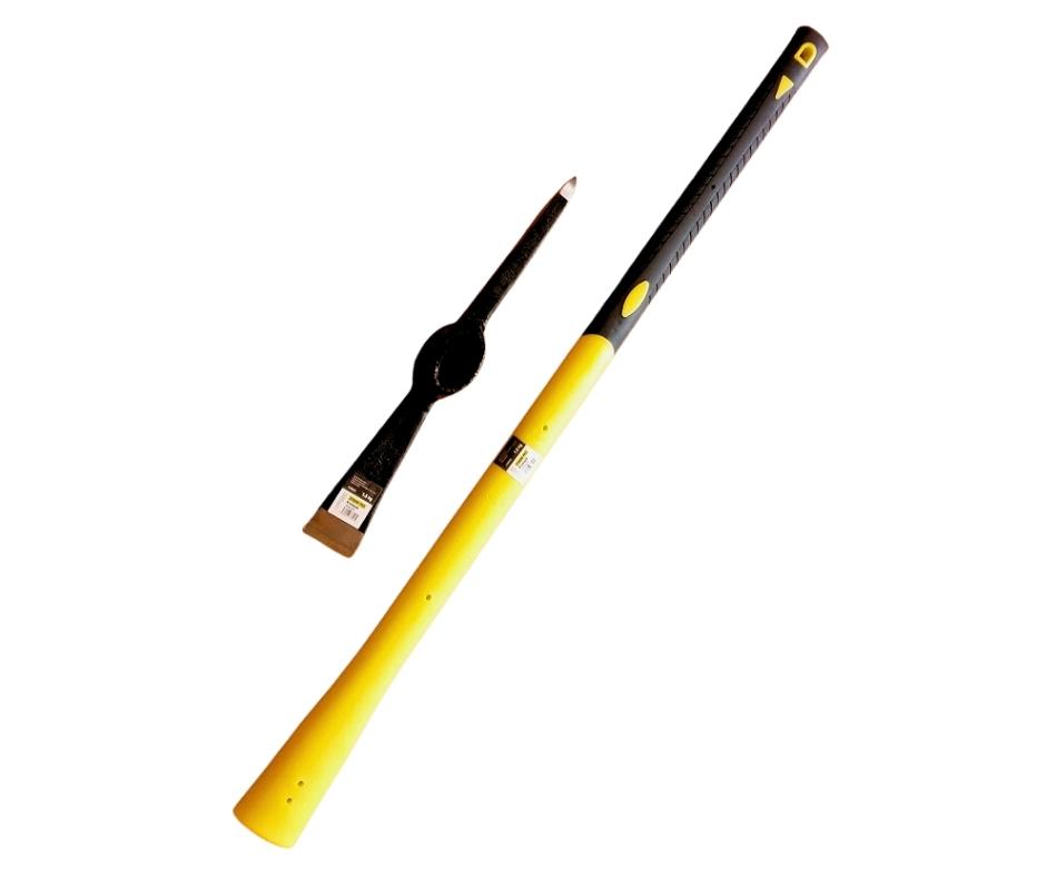 Csákány hegy-lap + üvegsz. nyél 2,5 kg