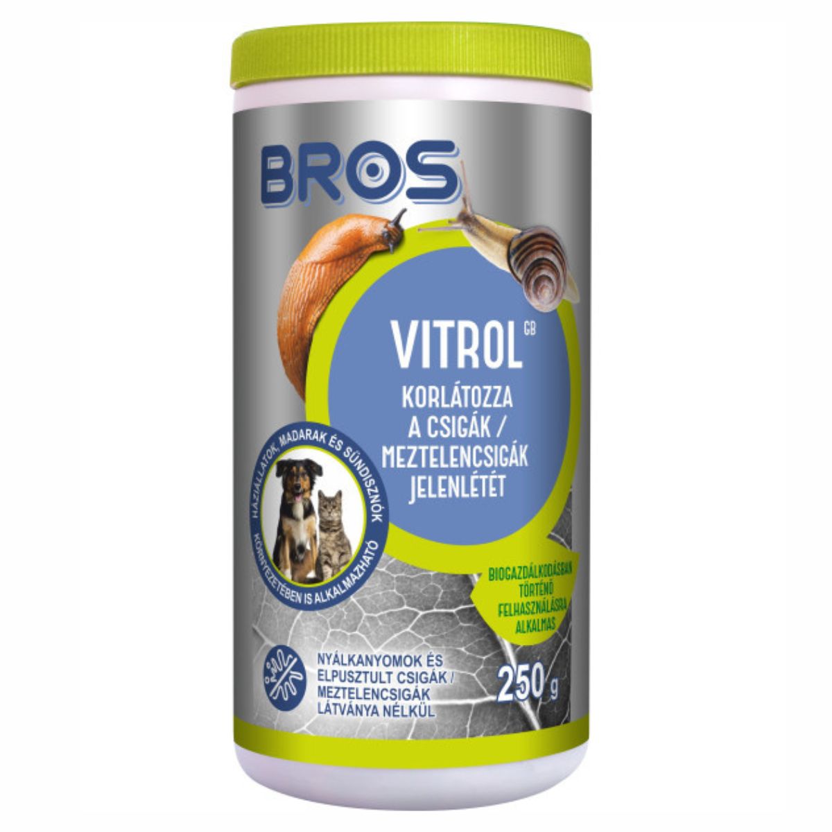 Csigaölő granulátum 250g BROS (háziállat barát)