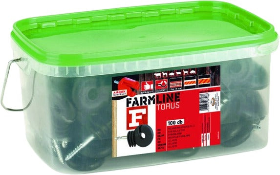 Villanypásztor Facsavaros szigetelő Farmline Torus 100db