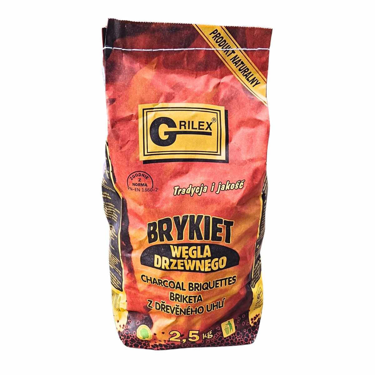 Faszén brikett grill 2,5kg