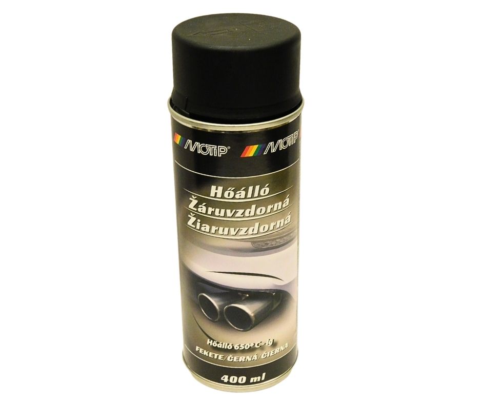 Festék spray hőálló fekete, 650°C 0,4