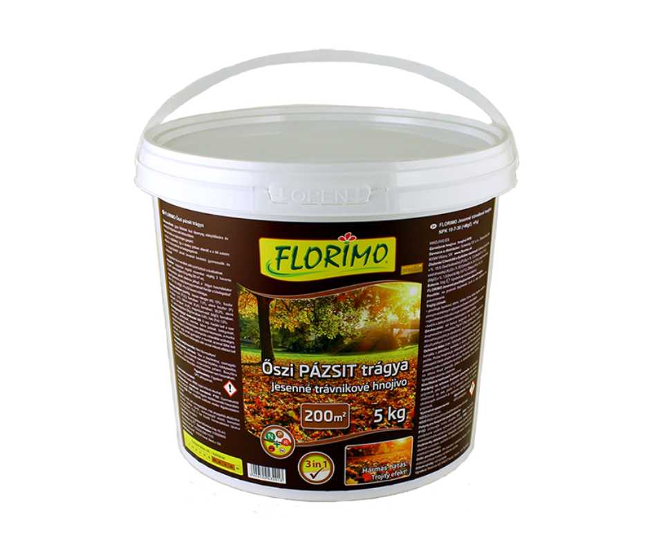 FLORIMO műtrágya Őszi Pázsit/vödör/ 5/1
